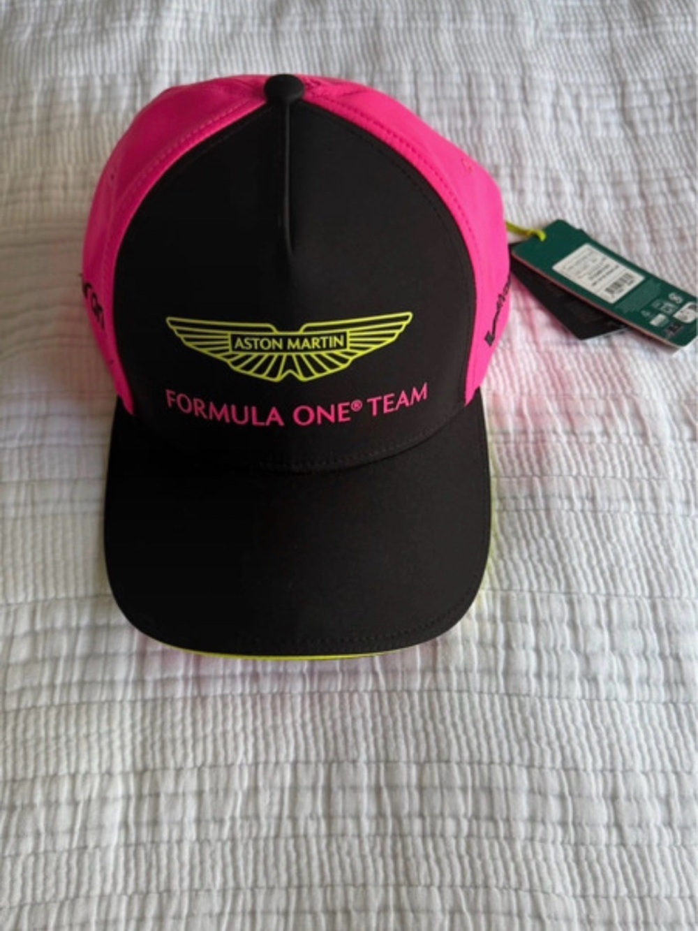 Boss Black & Pink Aston Martin Formula One Team Cap